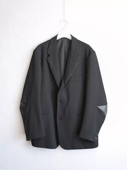Yohji Yamamoto Leather Patch Jacket