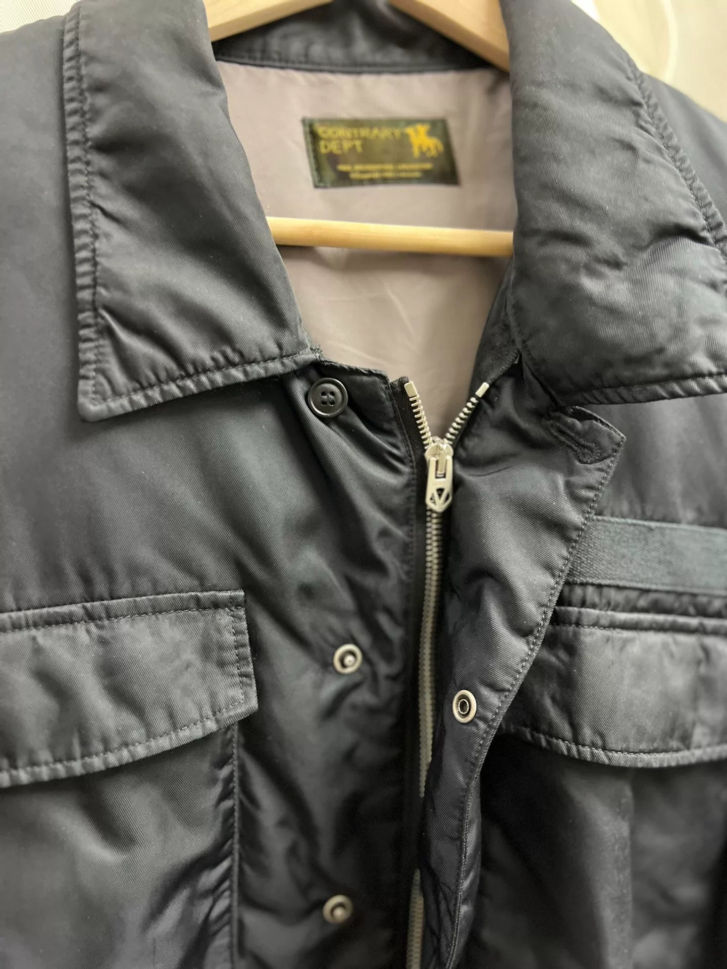 visvim c/d heli crew down shirt jacket