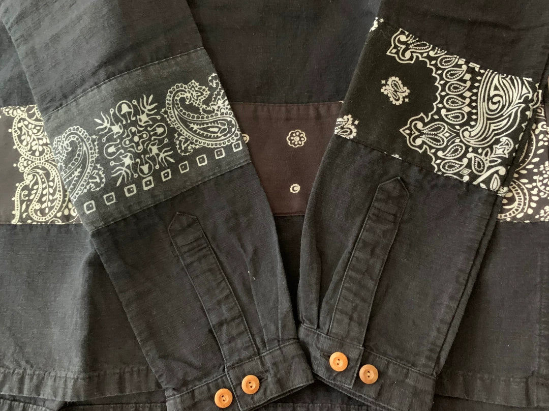 VISVIM 17 ICT KERCHIEF BORDER