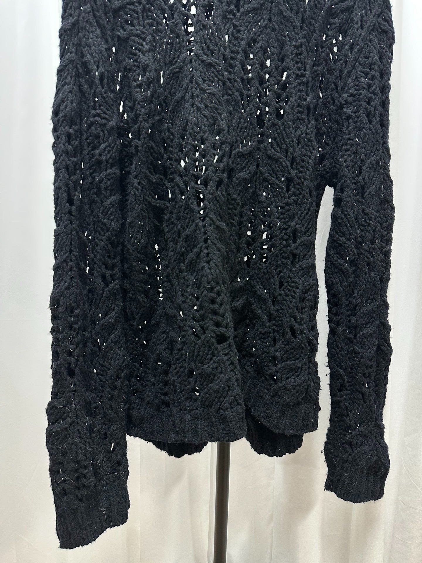 Dries Van Noten Oversized Openwork Wool Sweater