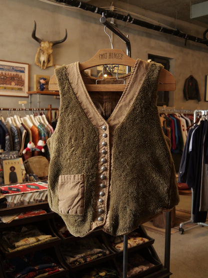 Kapital Reversible Shearling Vest