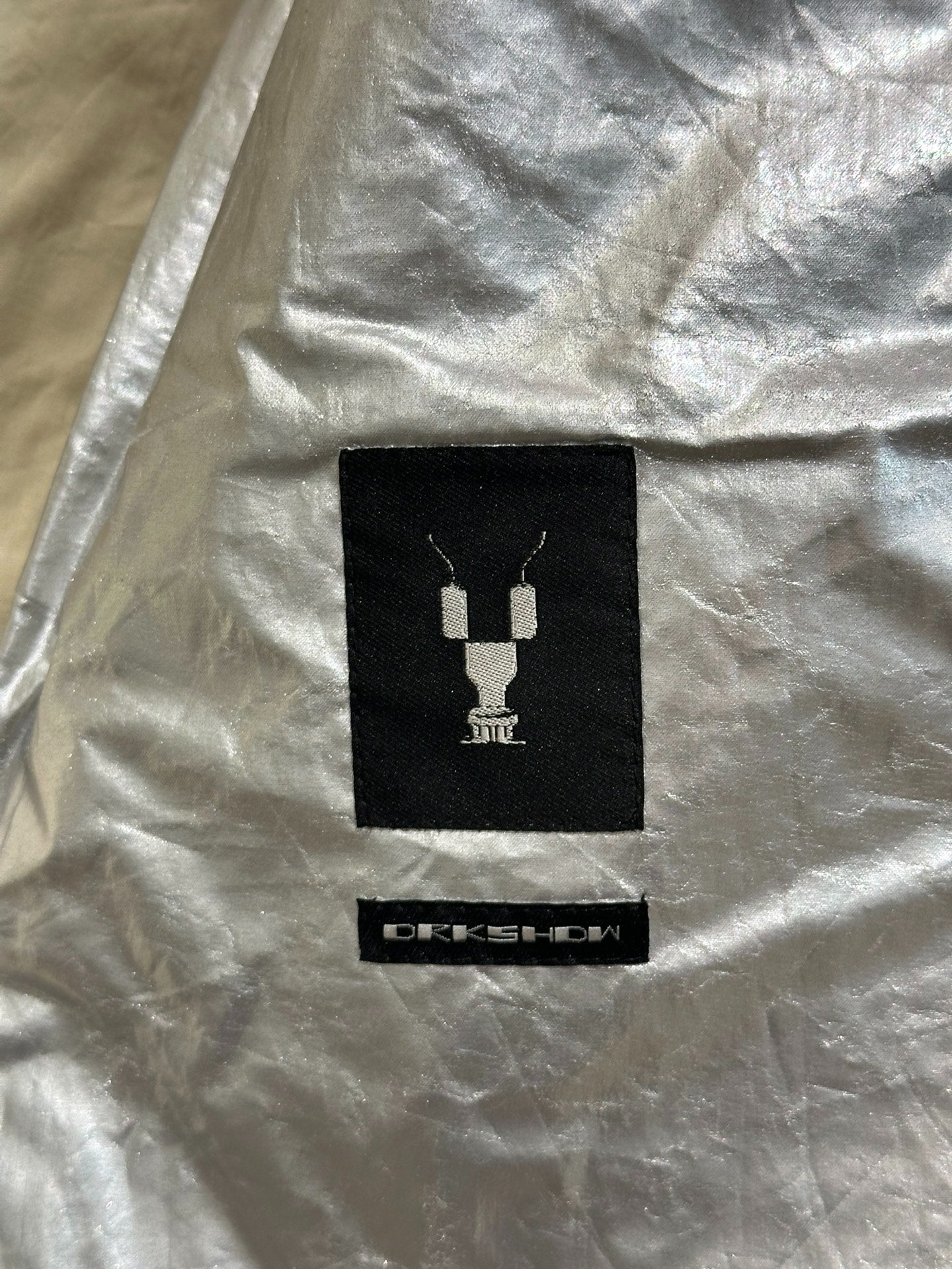 Rick Owens Drkshdw Silver Utility Jacket