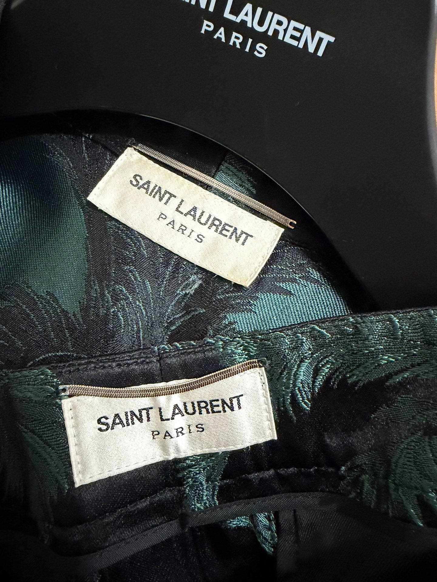 Saint Laurent Palm Leaf Suit Set