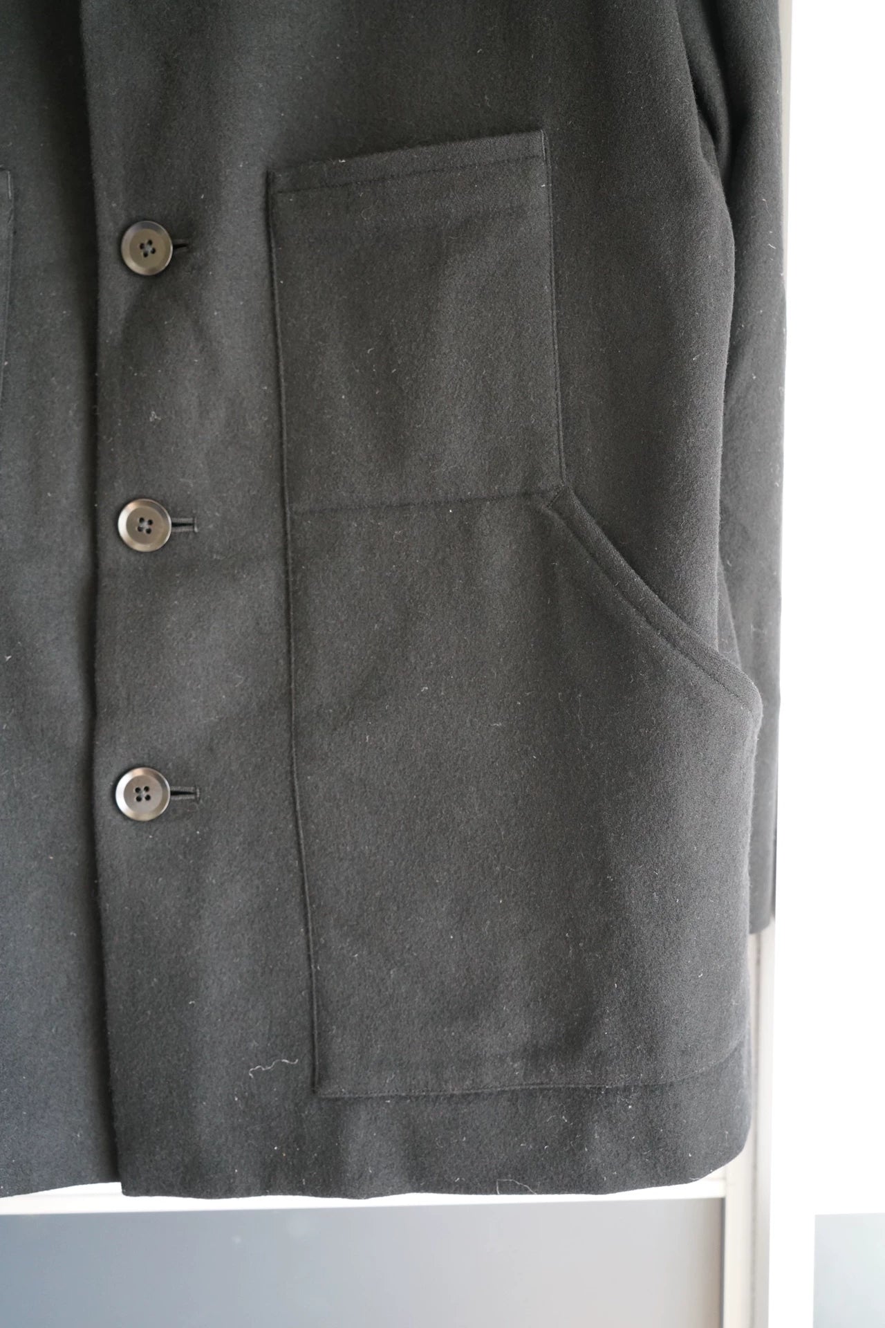 yohji yamamoto multi-pocket suit jacket