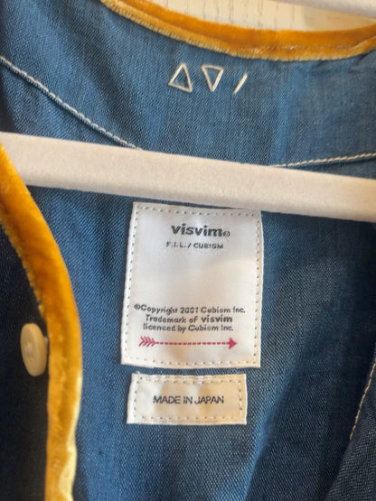 visvim Blue Denim Shirt with Trim