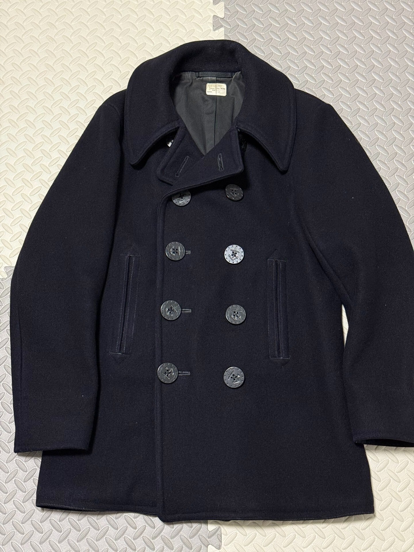 The Real McCoy's Wool Peacoat