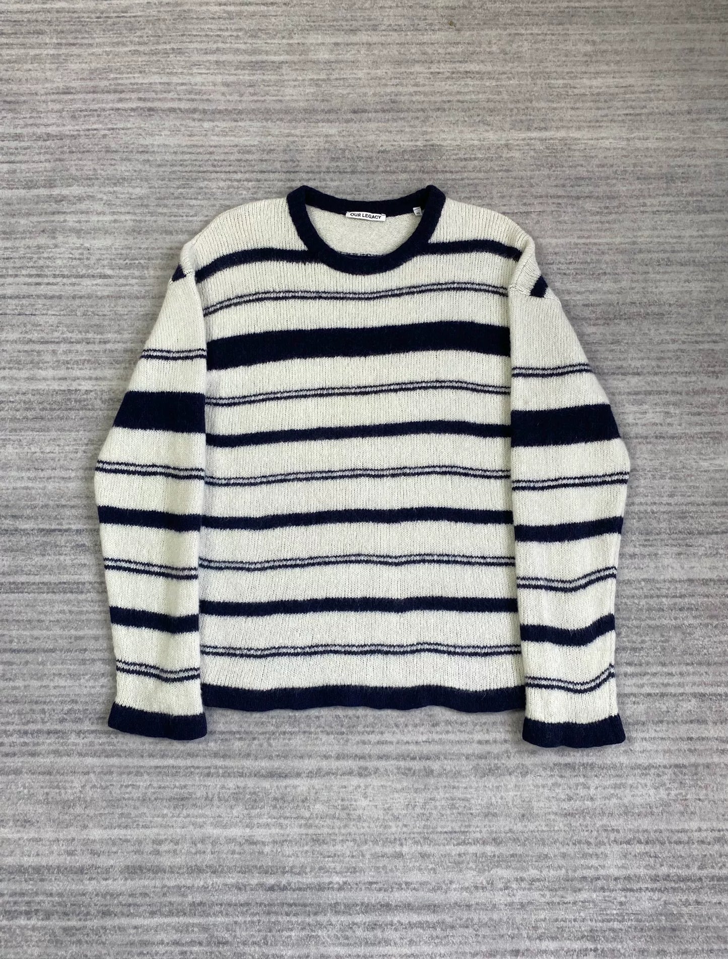 Our Legacy Black and White Striped Sweater