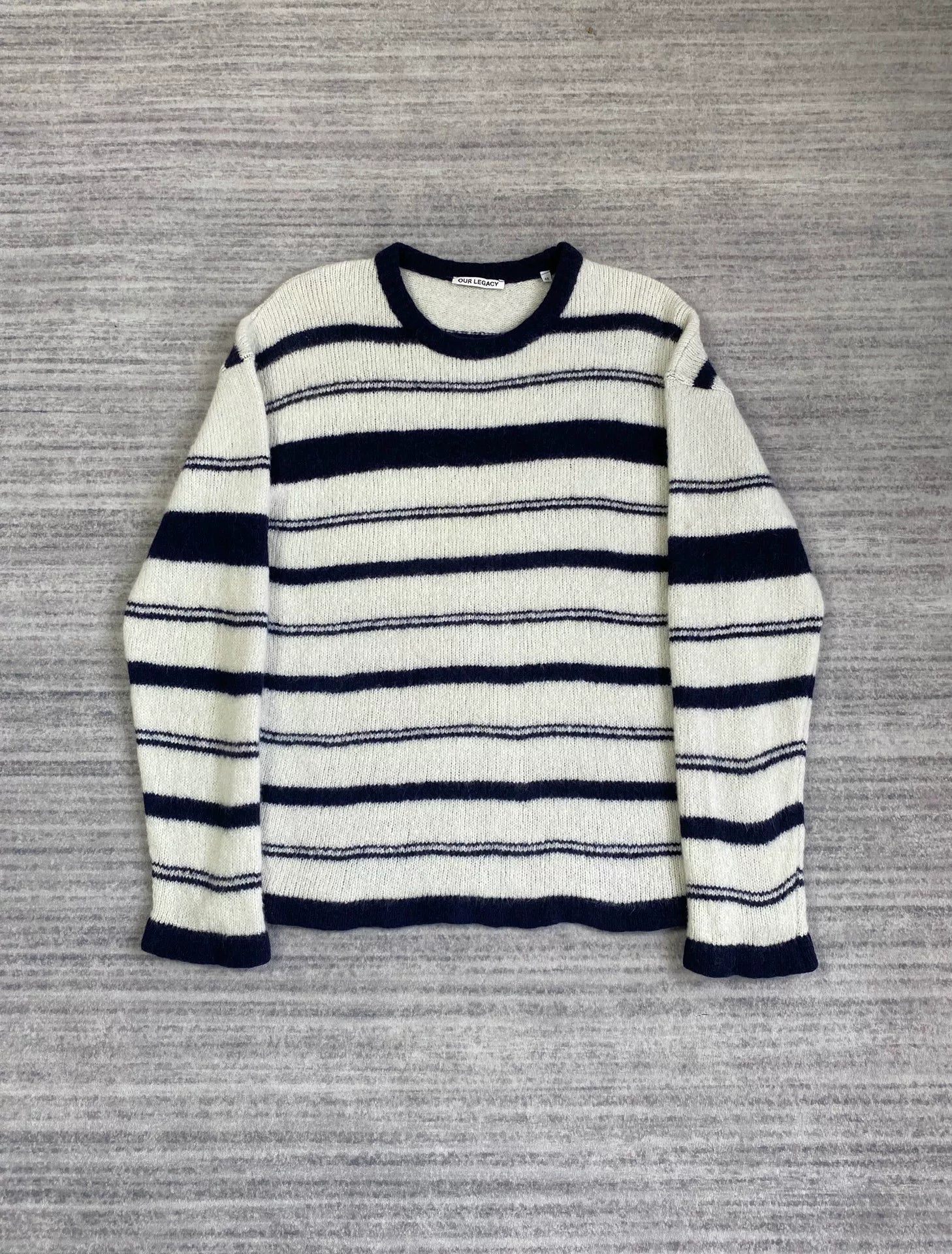 Our Legacy Black and White Striped Sweater