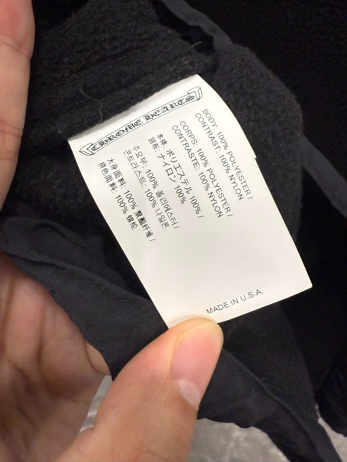 Chrome Hearts Half-Zip Fleece Sweatshirt