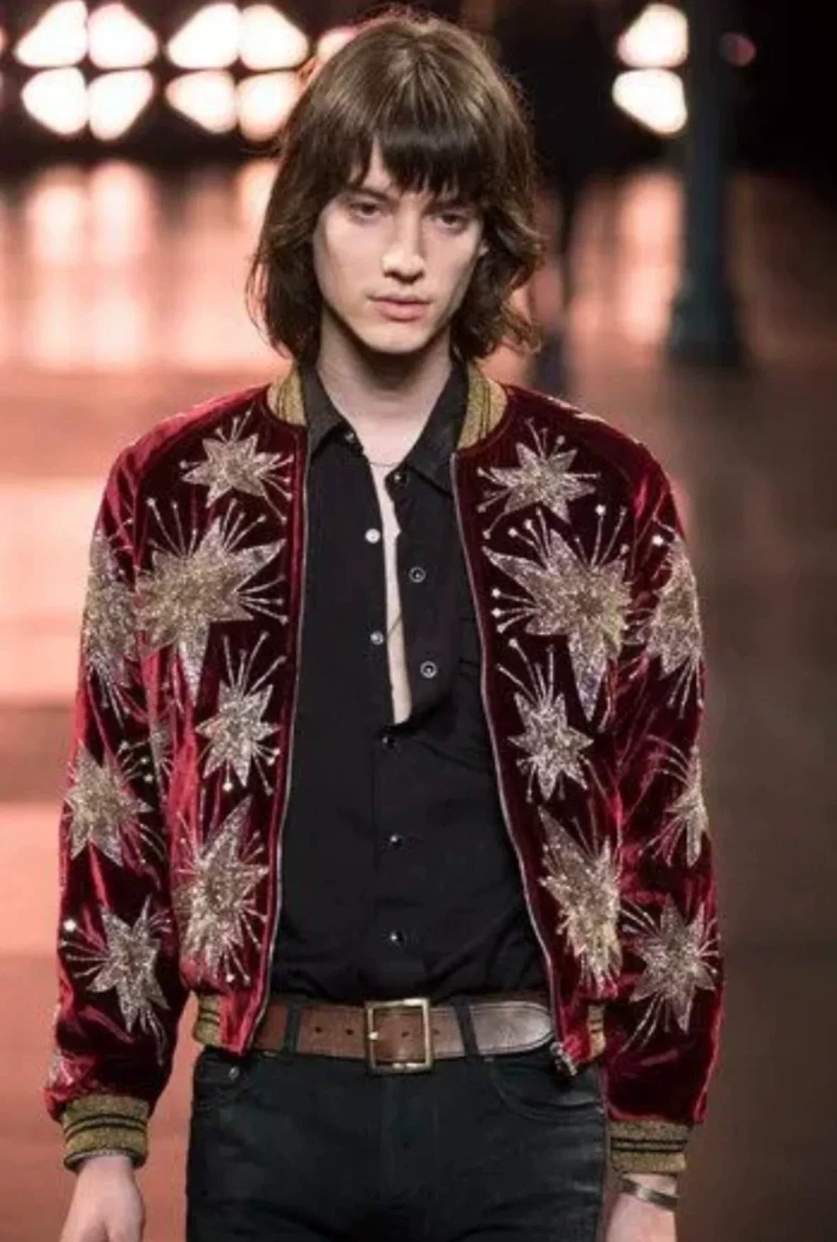 Saint Laurent Starburst Bomber Jacket