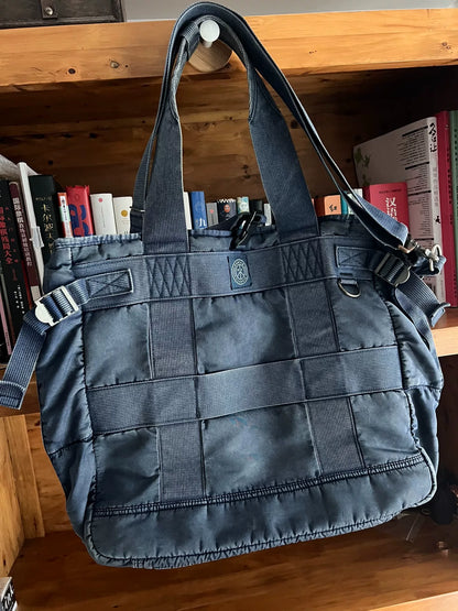 porter classic super nylon tote bag navy