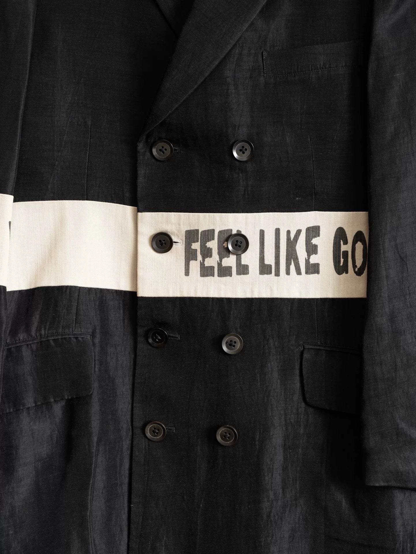 yohji yamamoto bamboo fiber long coat