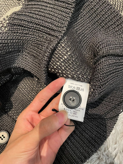 CAVEMPT Mesh Knit Sweater Coat