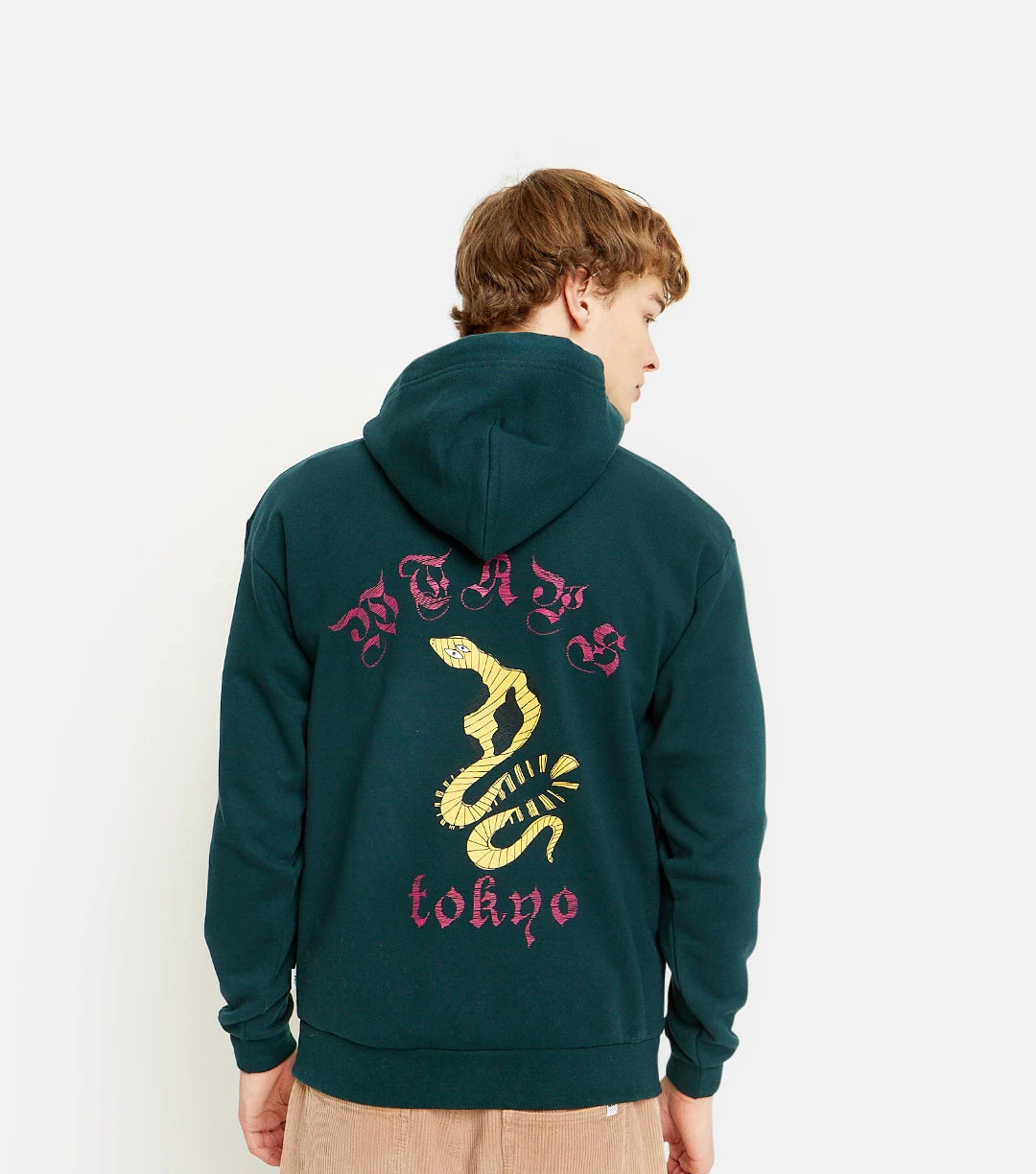 WTAPS 19AW DTOM Snake Pattern Hoodie