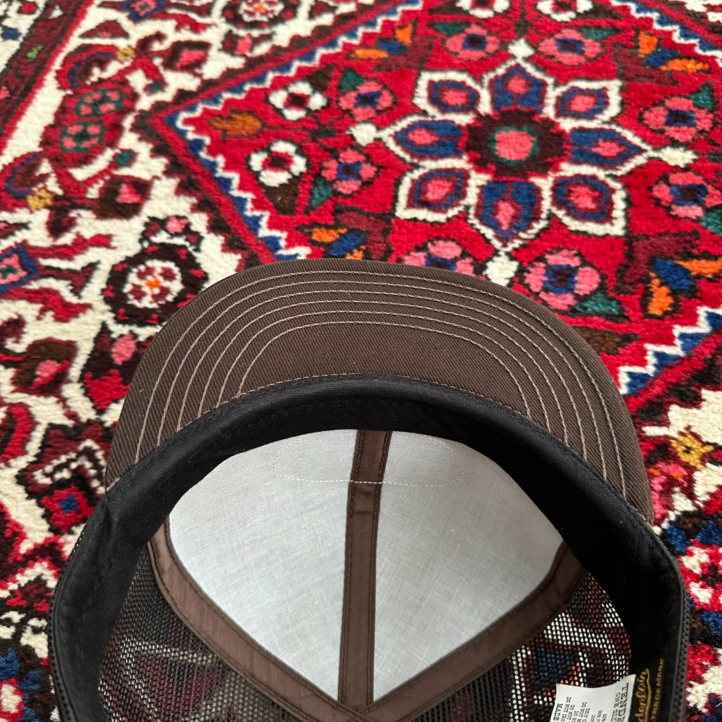 tenderloin trucker cap with oval logo