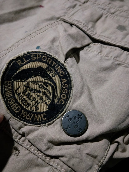 Ralph Lauren Vintage Distressed Hunting Fishing Shorts