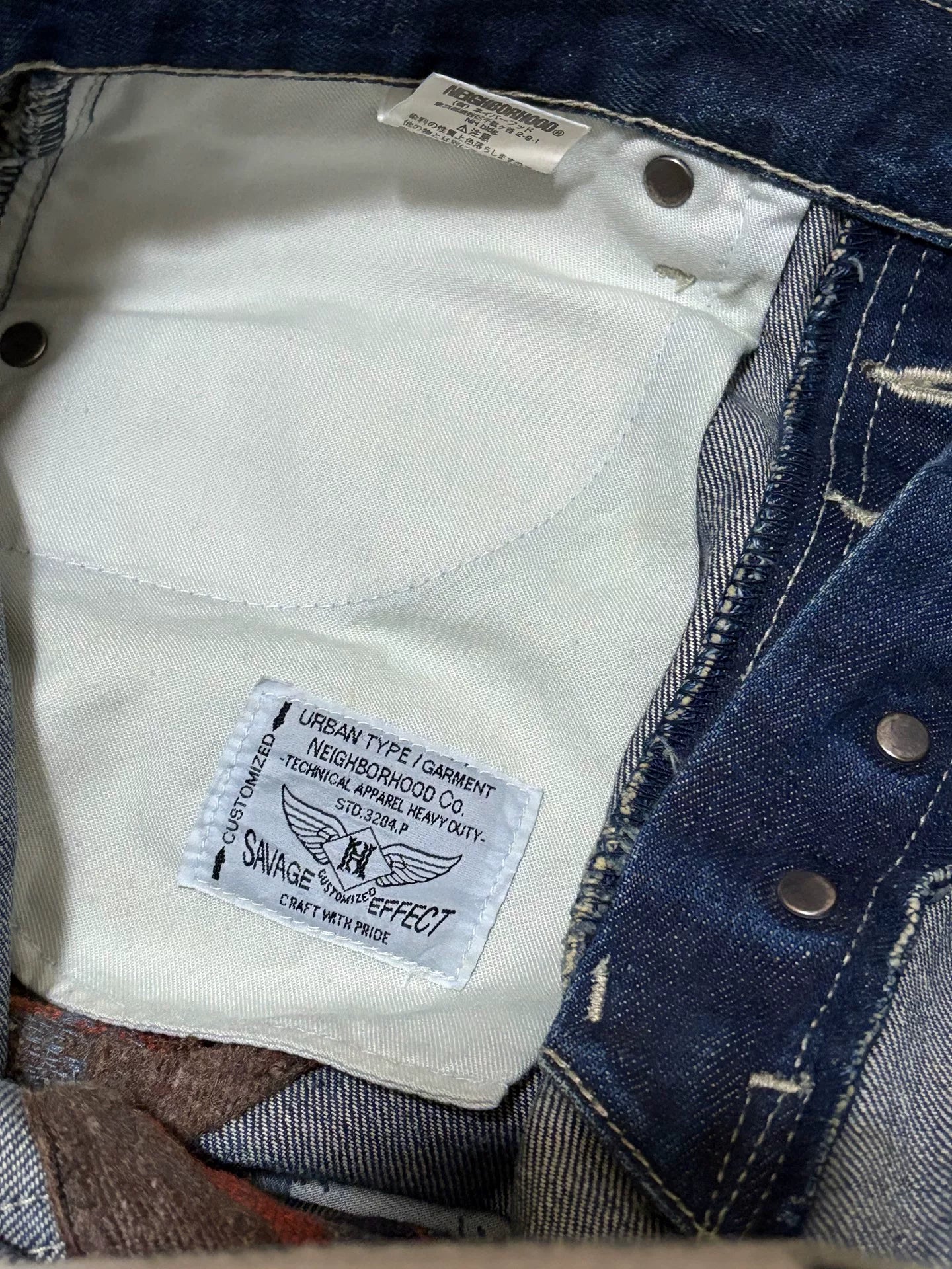 Neighborhood x Supreme Distressed Denim Pants