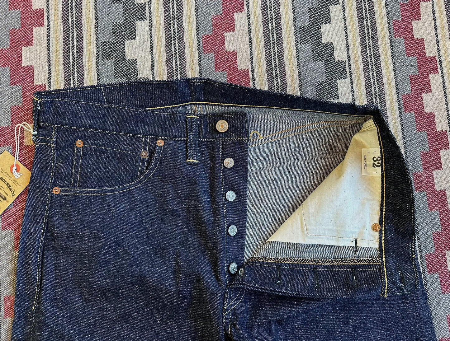 vintage blue dead stock 1947 jeans