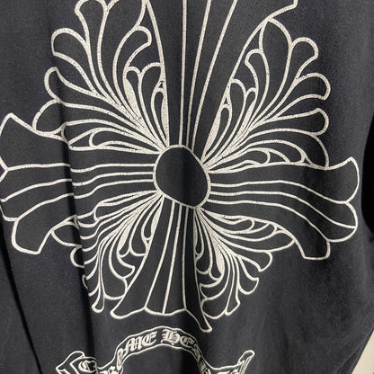 Chrome Hearts Black Long Sleeve Cross Print