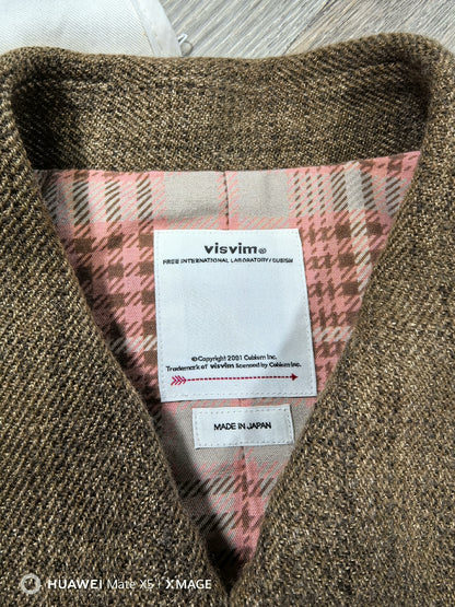 visvim garrison jkt brown wool blend jacket