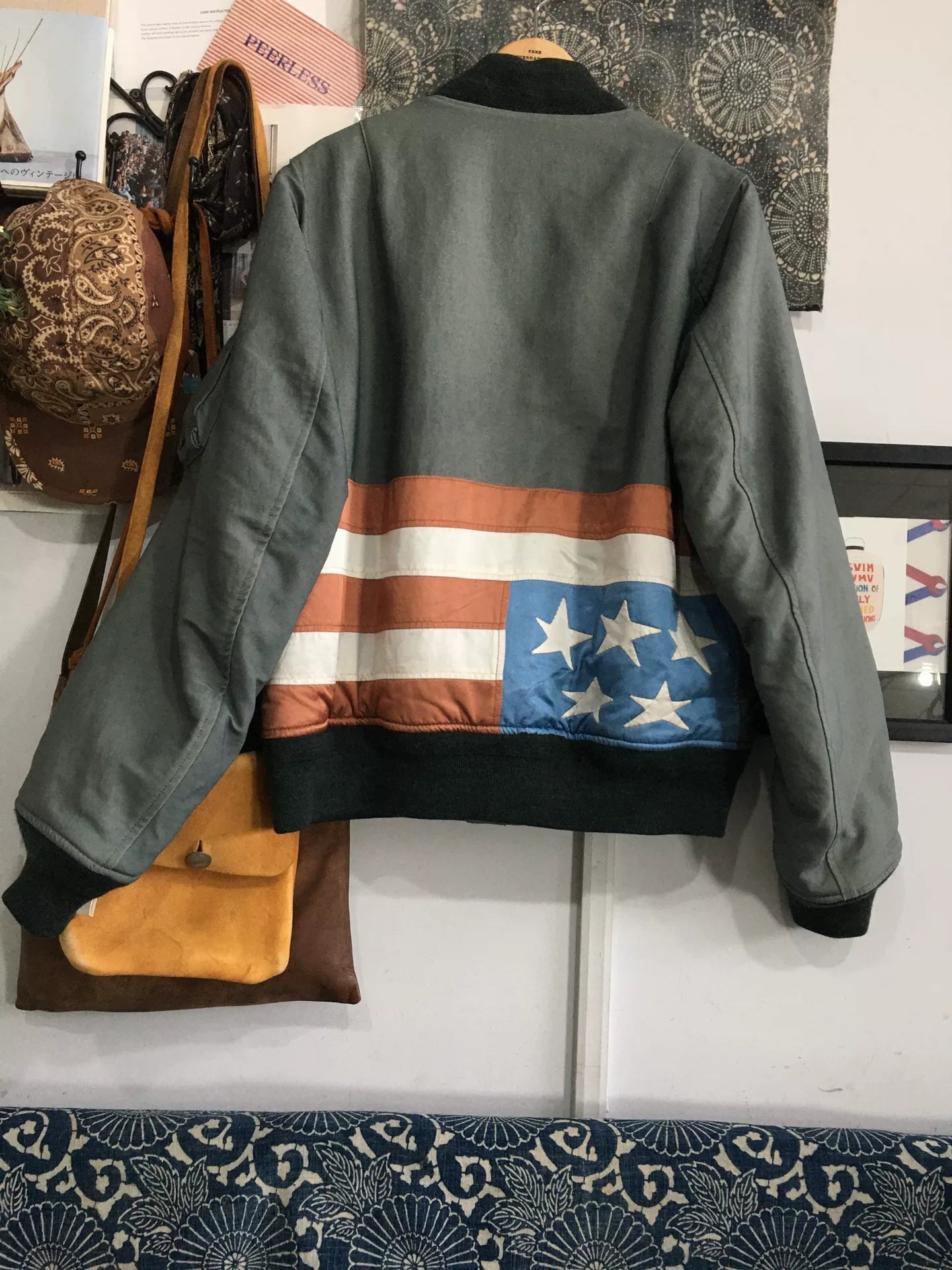 visvim thorson stars jacket in unique dye