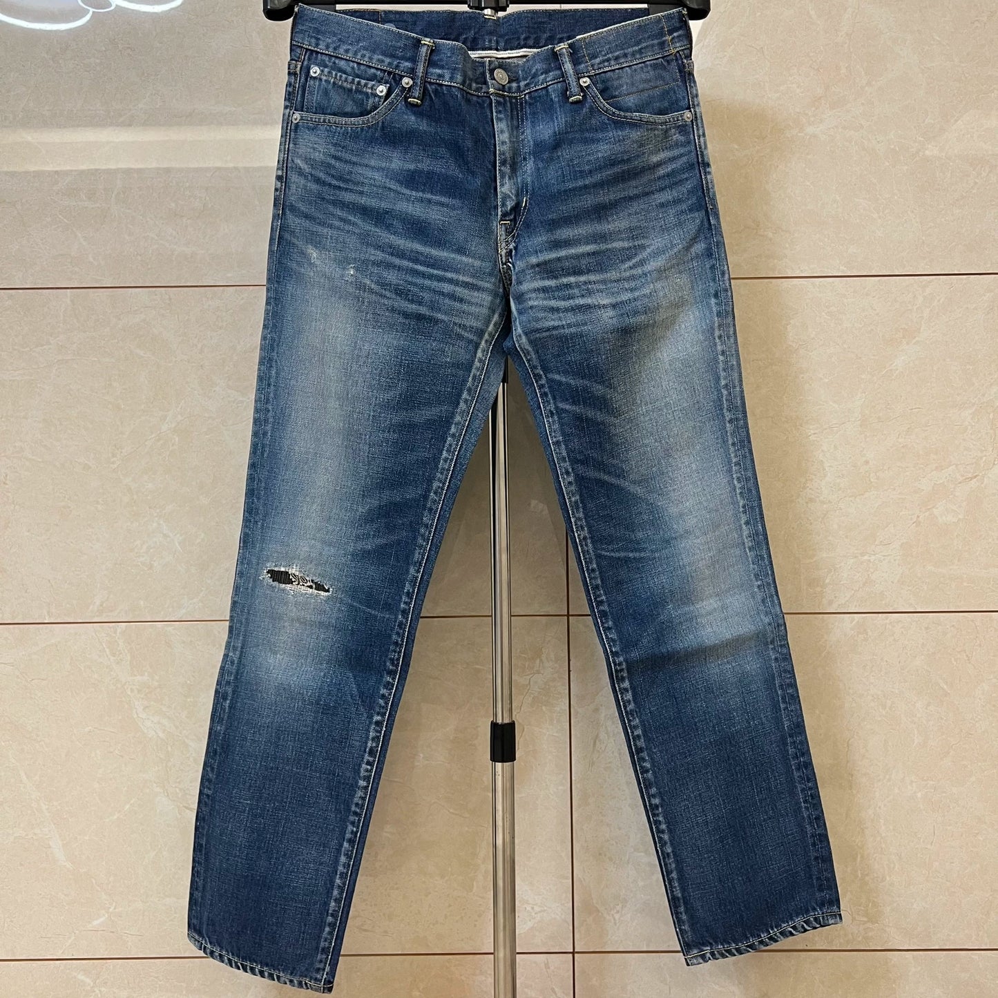 Visvim 17SS Spot Distressed Jeans