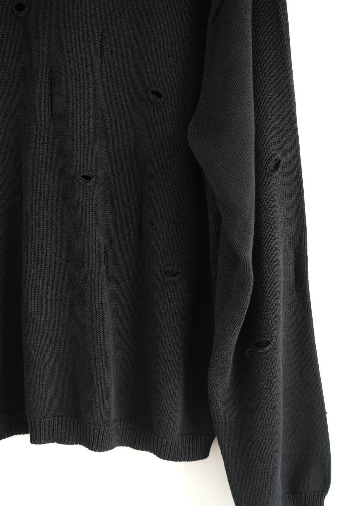 Yohji Yamamoto 80s Ripped Hollow Sweater