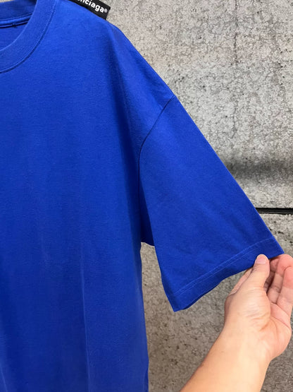 Balenciaga Blue Short-Sleeve T-Shirt S