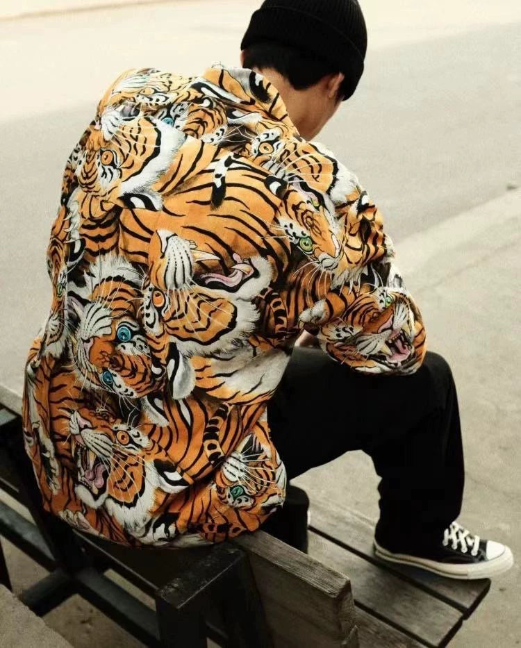 Wacko Maria Tiger Print Shirt