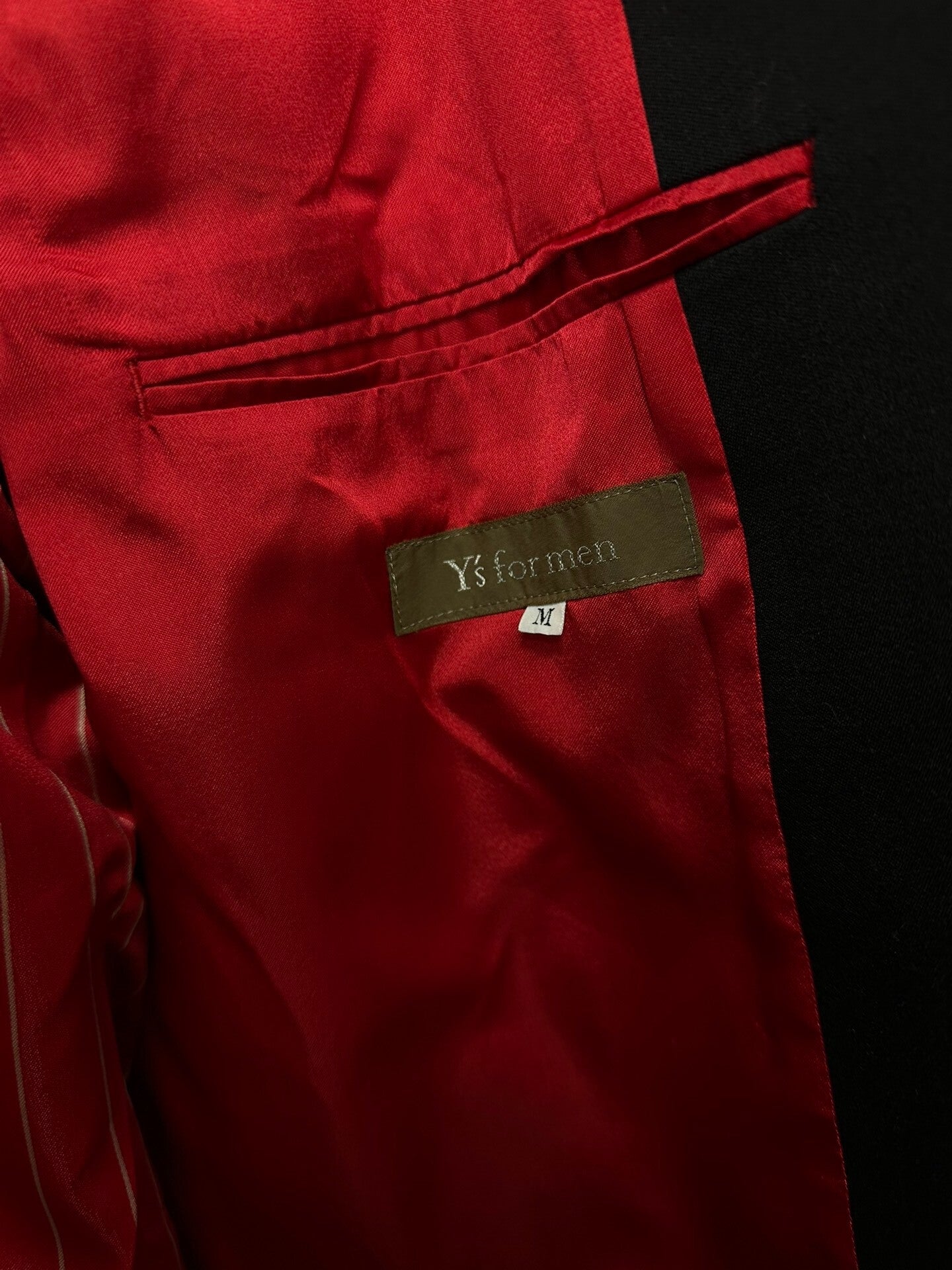 black wool and silk reversible coat