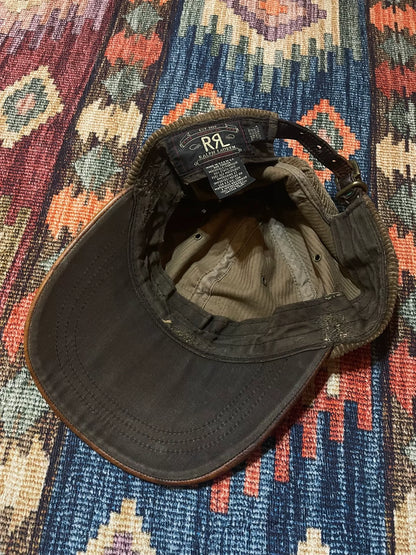 RRL Leather Brim Baseball Cap