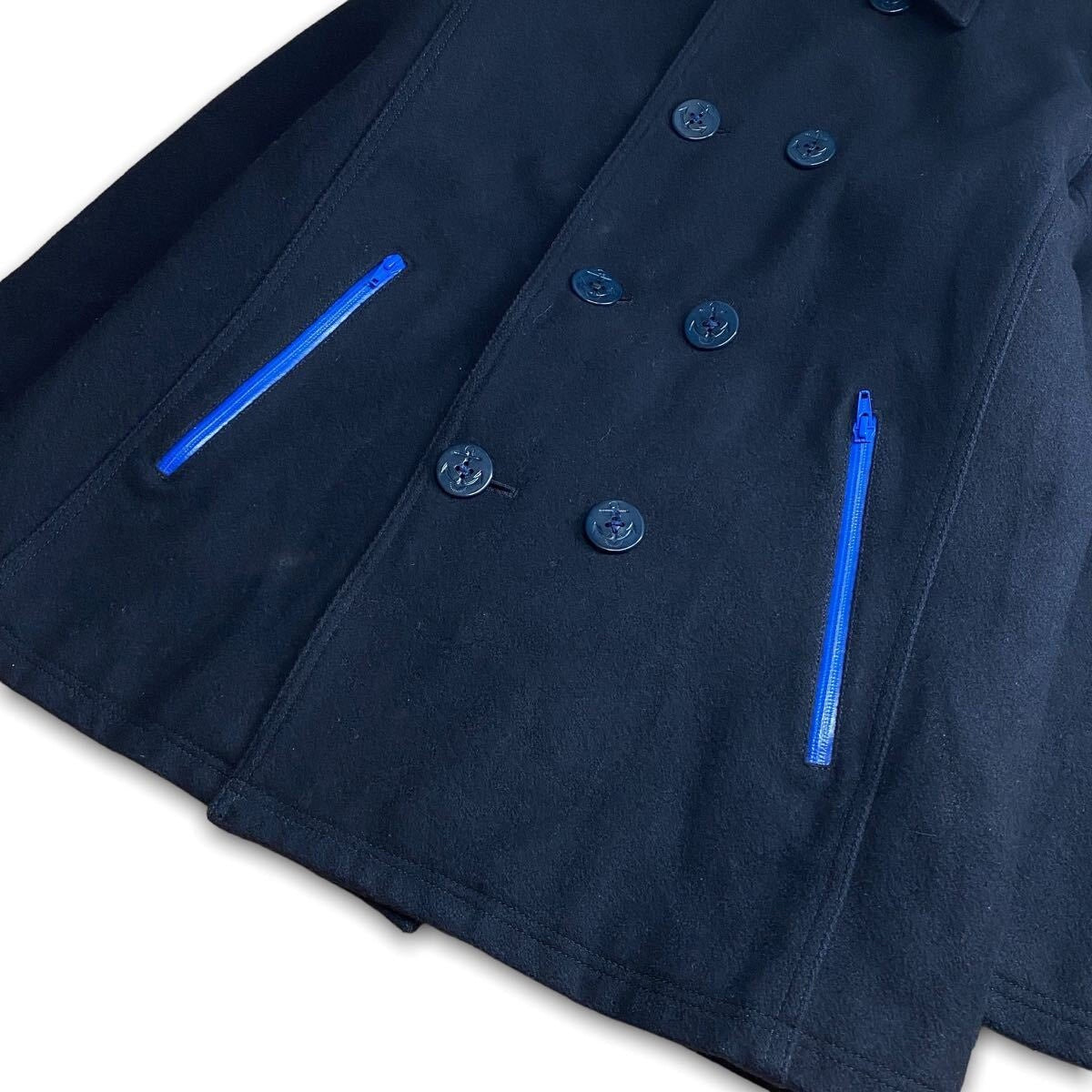 neighborhood fragment wool double-breasted coat