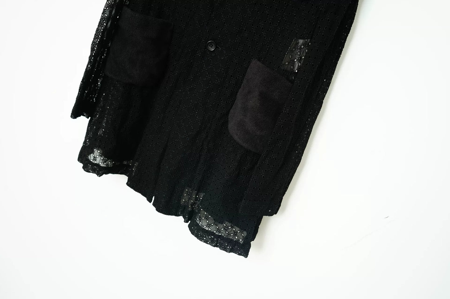 Comme des Garçons Rayon Cutout Embroidery Jacket