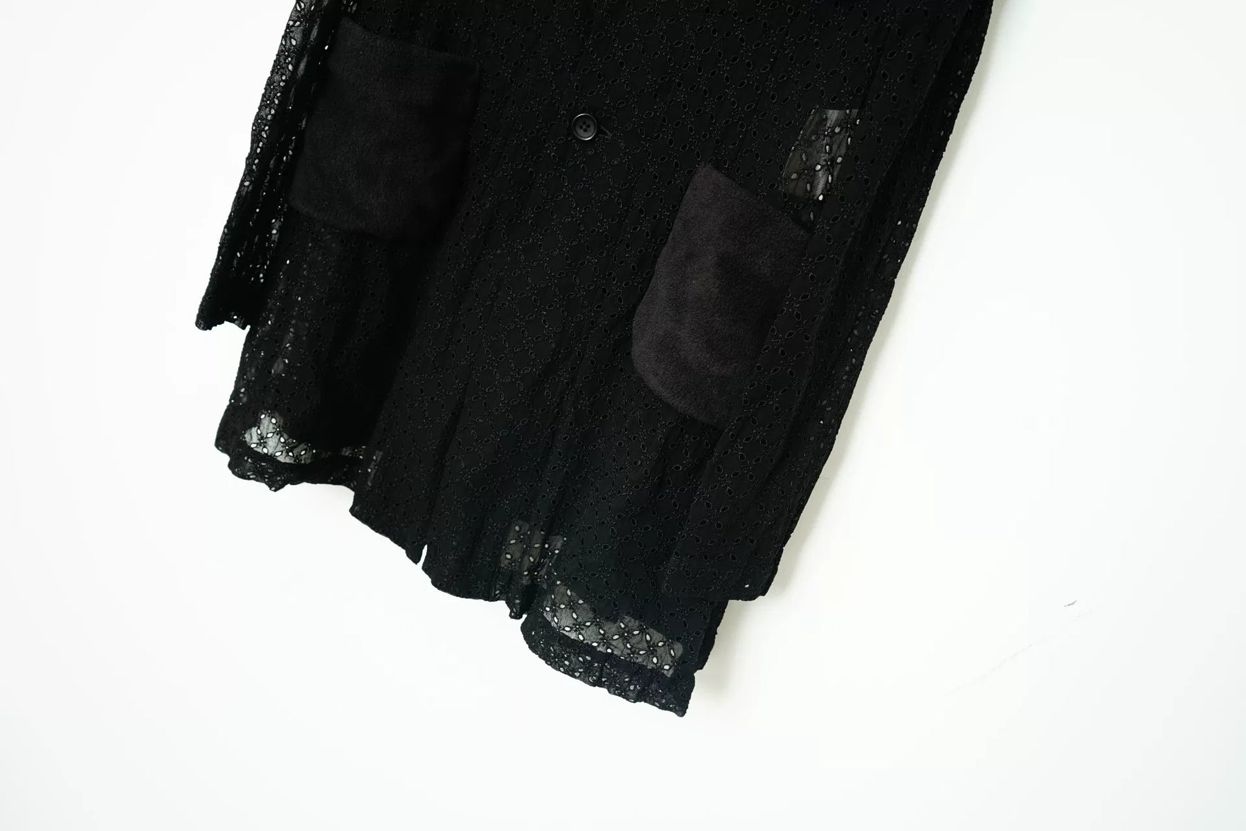 Comme des Garçons Rayon Cutout Embroidery Jacket