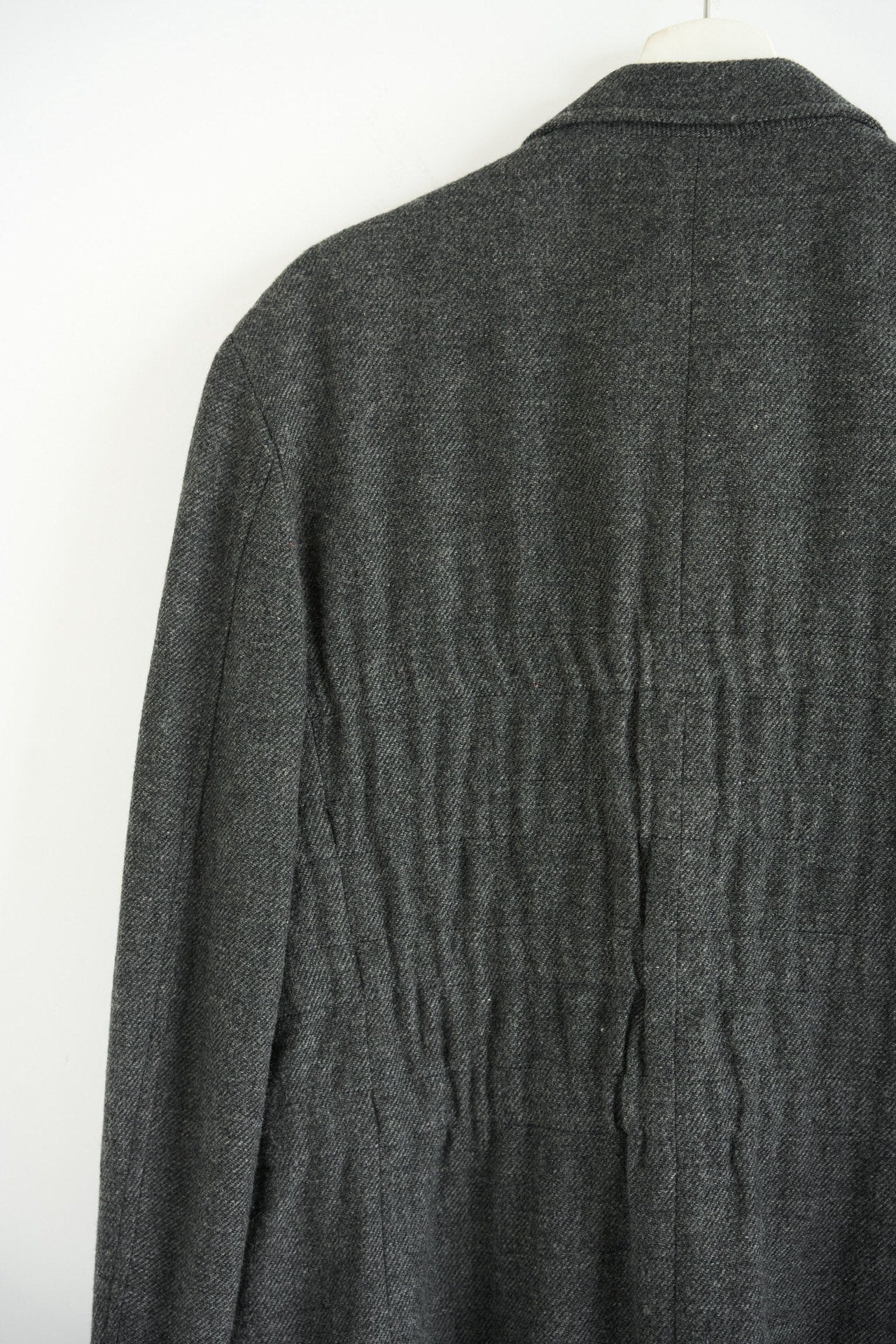 Yohji Yamamoto 05AW Pleated Silver Buckle Blazer