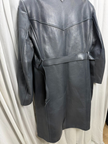Prada Raf Simons Distressed Leather Jacket