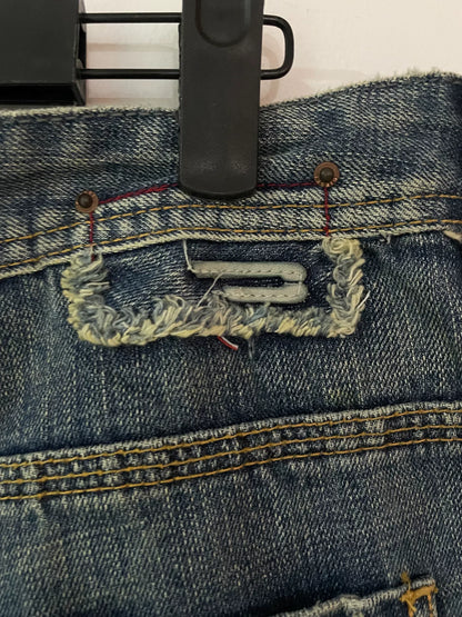 diesel wide-leg vintage denim pants