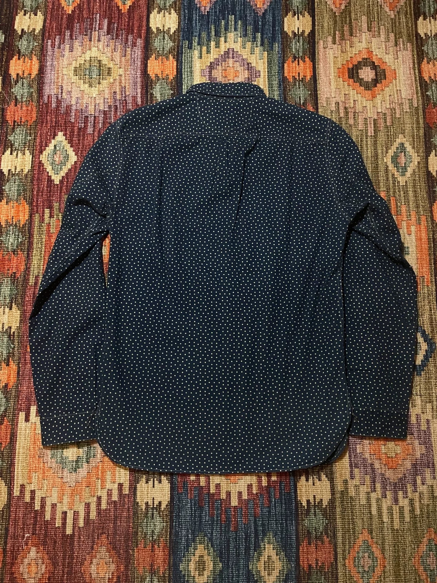 RRL Vintage Indigo Star Work Shirt