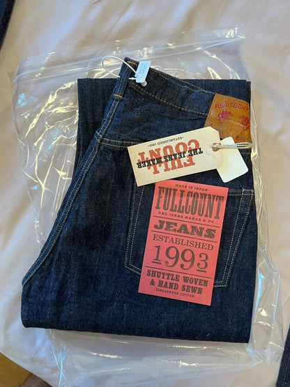 FULLCOUNT Wide Denim Trousers 13.7oz