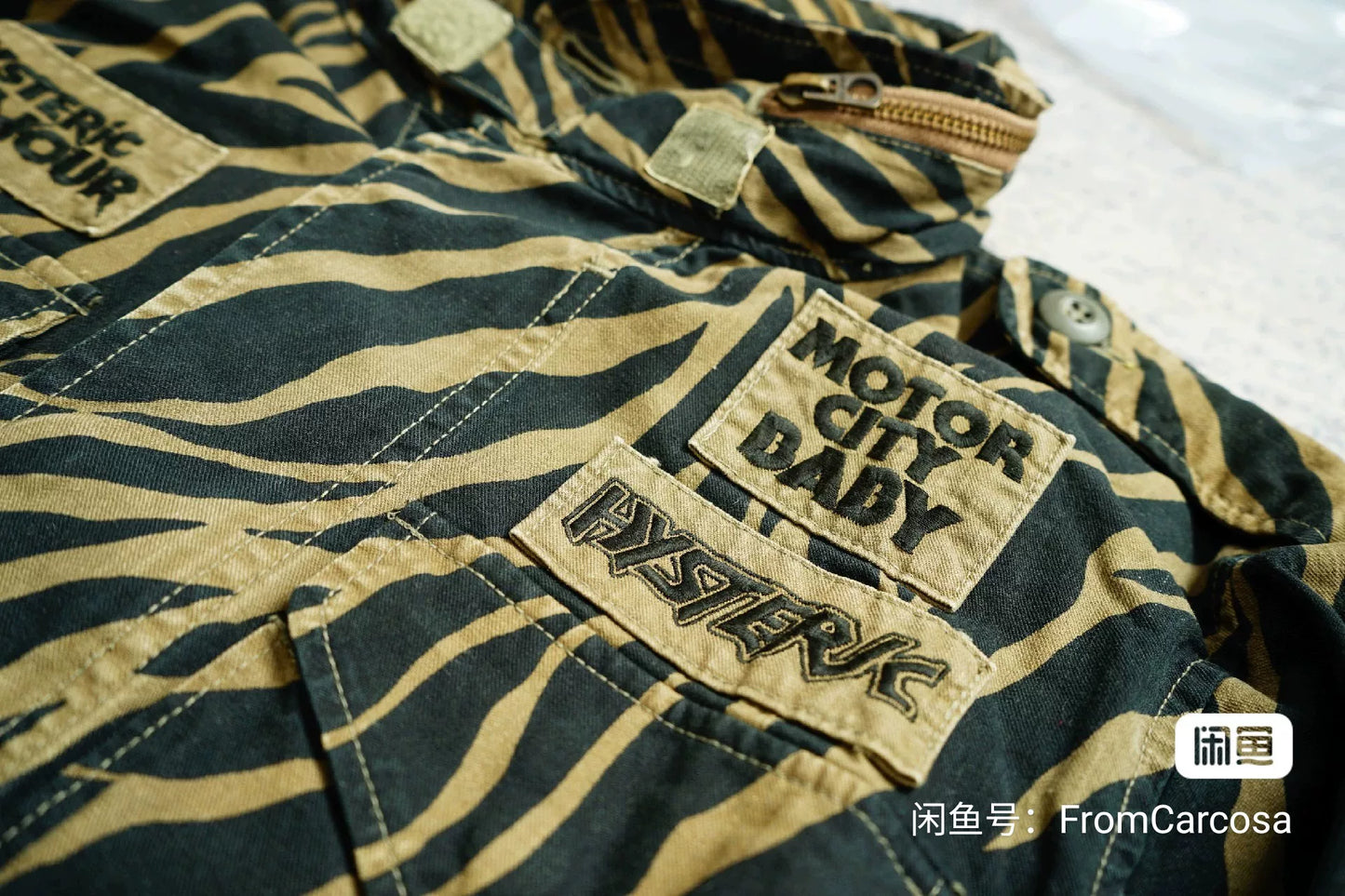 Hysteric Glamor Neighborhood Tiger Stripe M65 Jacket