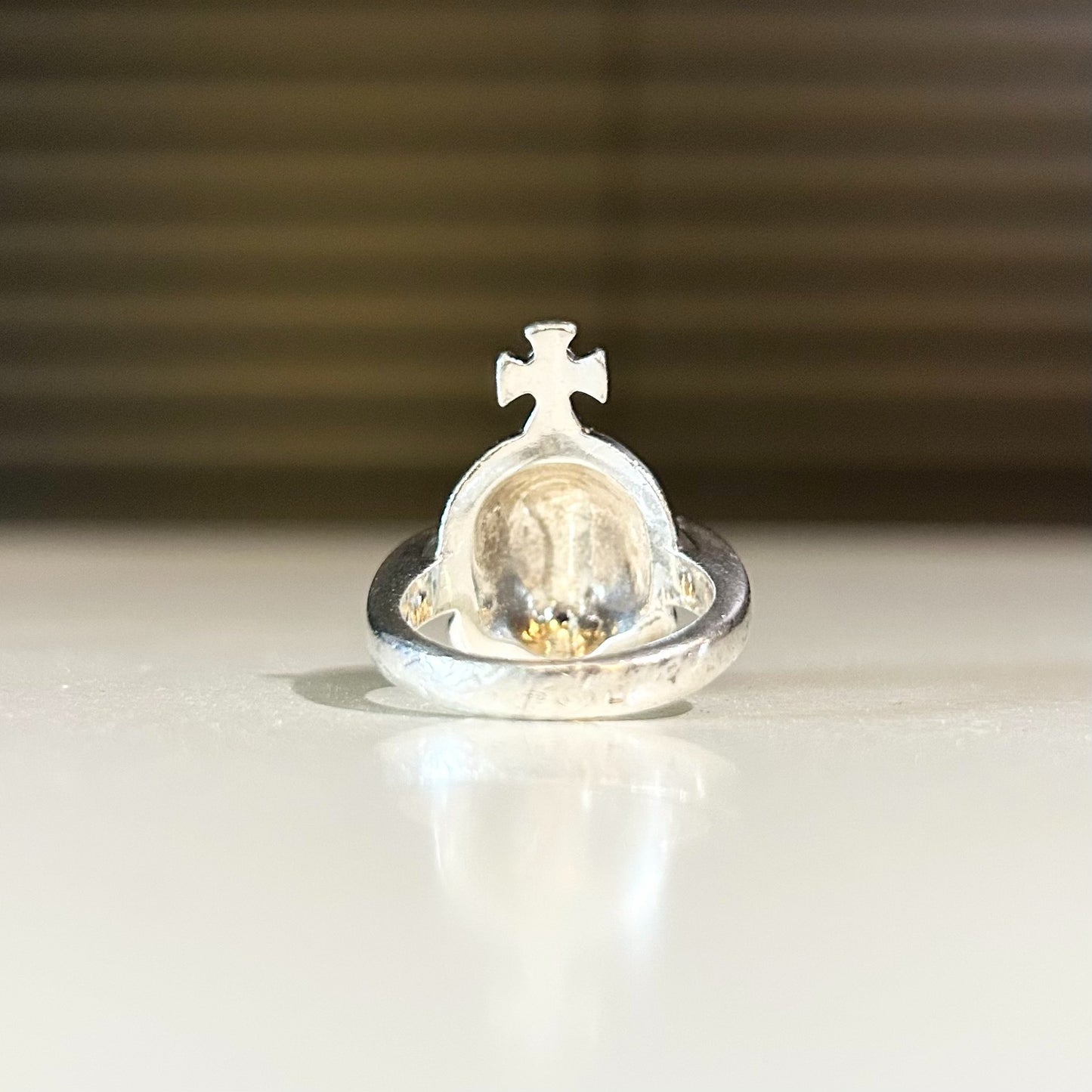Vivienne Westwood Vintage Saturn Skull Ring