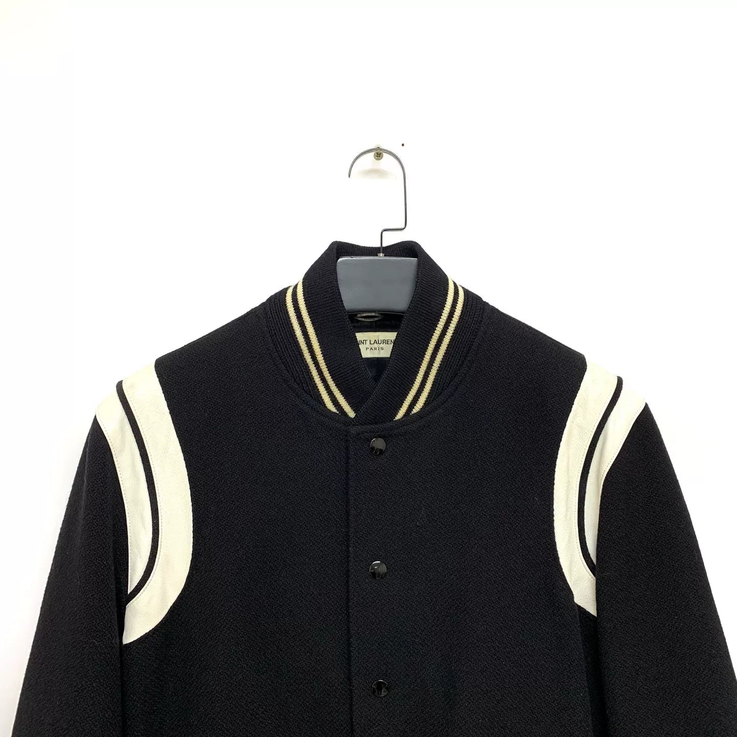 Saint Laurent Striped Varsity Jacket