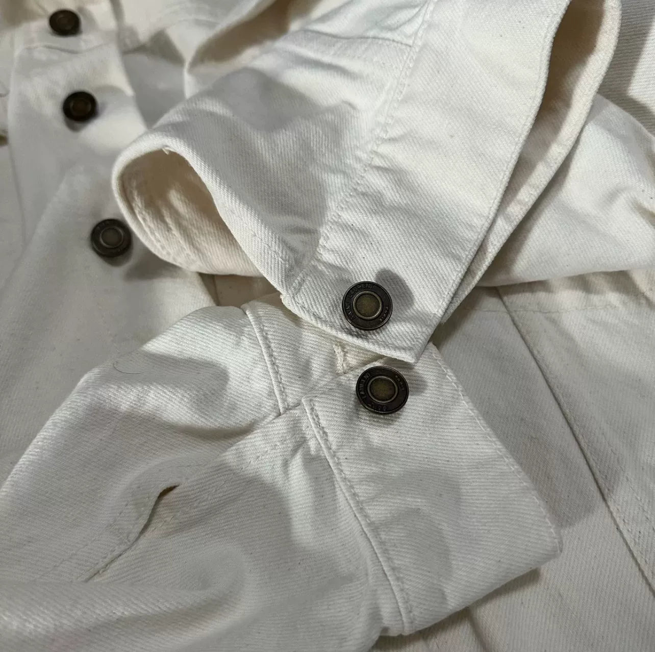 Saint Laurent SS22 White Denim Jacket Men