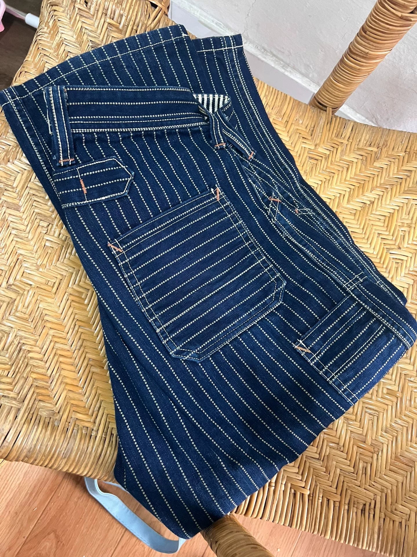 Freewheelers Striped Pants Size 28