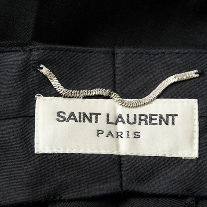 Saint Laurent Men's Black Wool Trousers