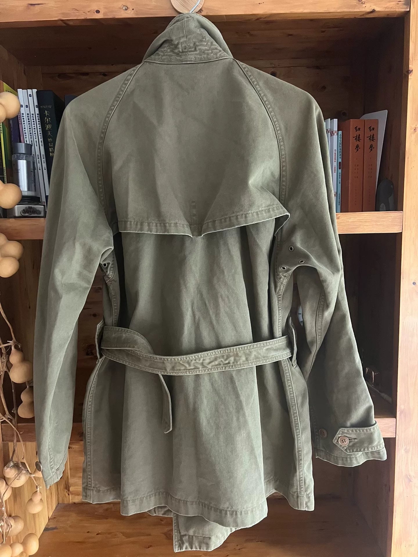 long military canvas jacket by colimbo