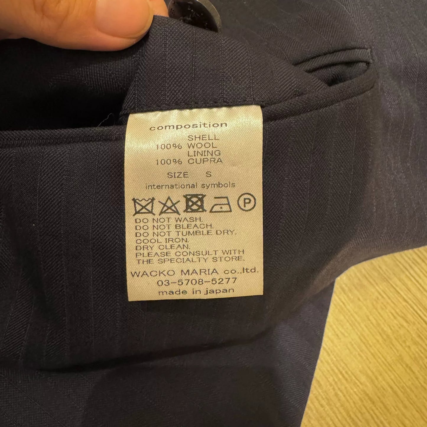 WACKO MARIA Pleated Wool Trousers