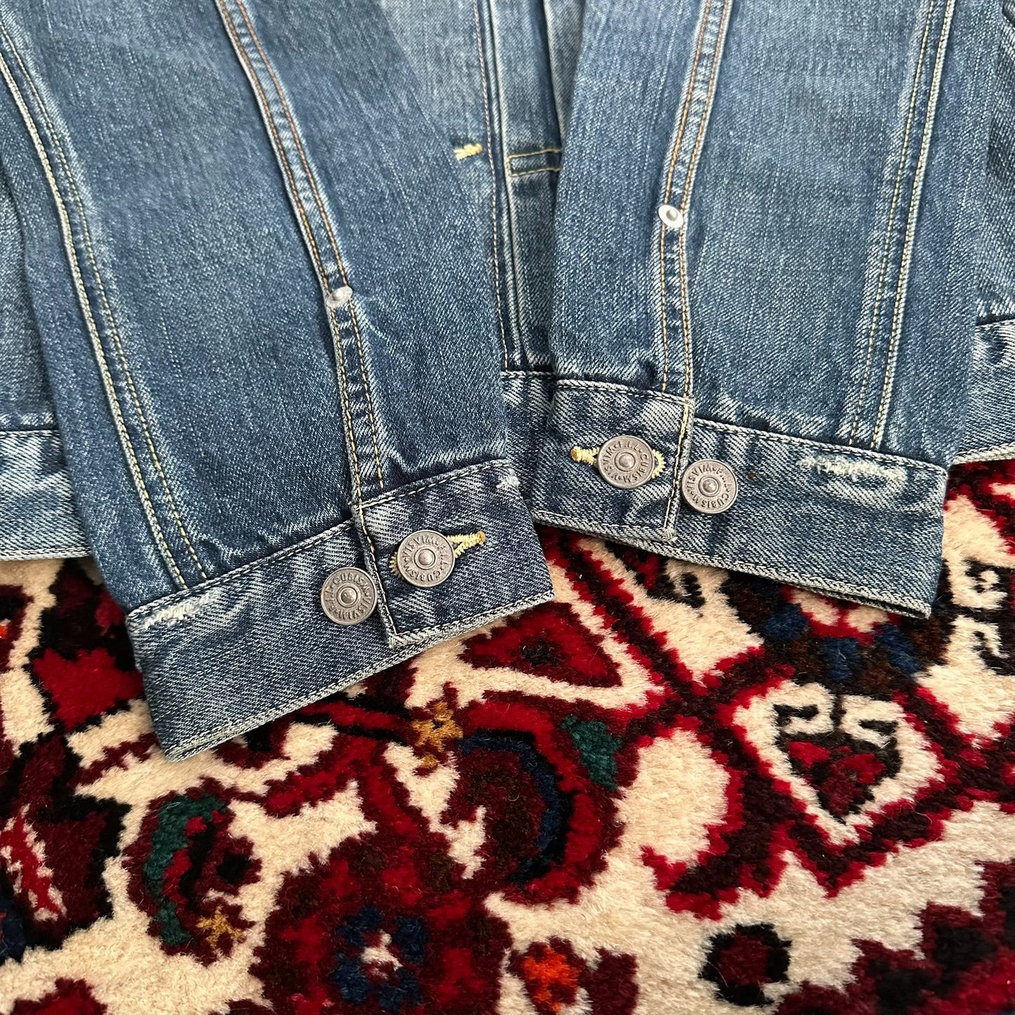 visvim 11aw 101 yellow mud denim jacket