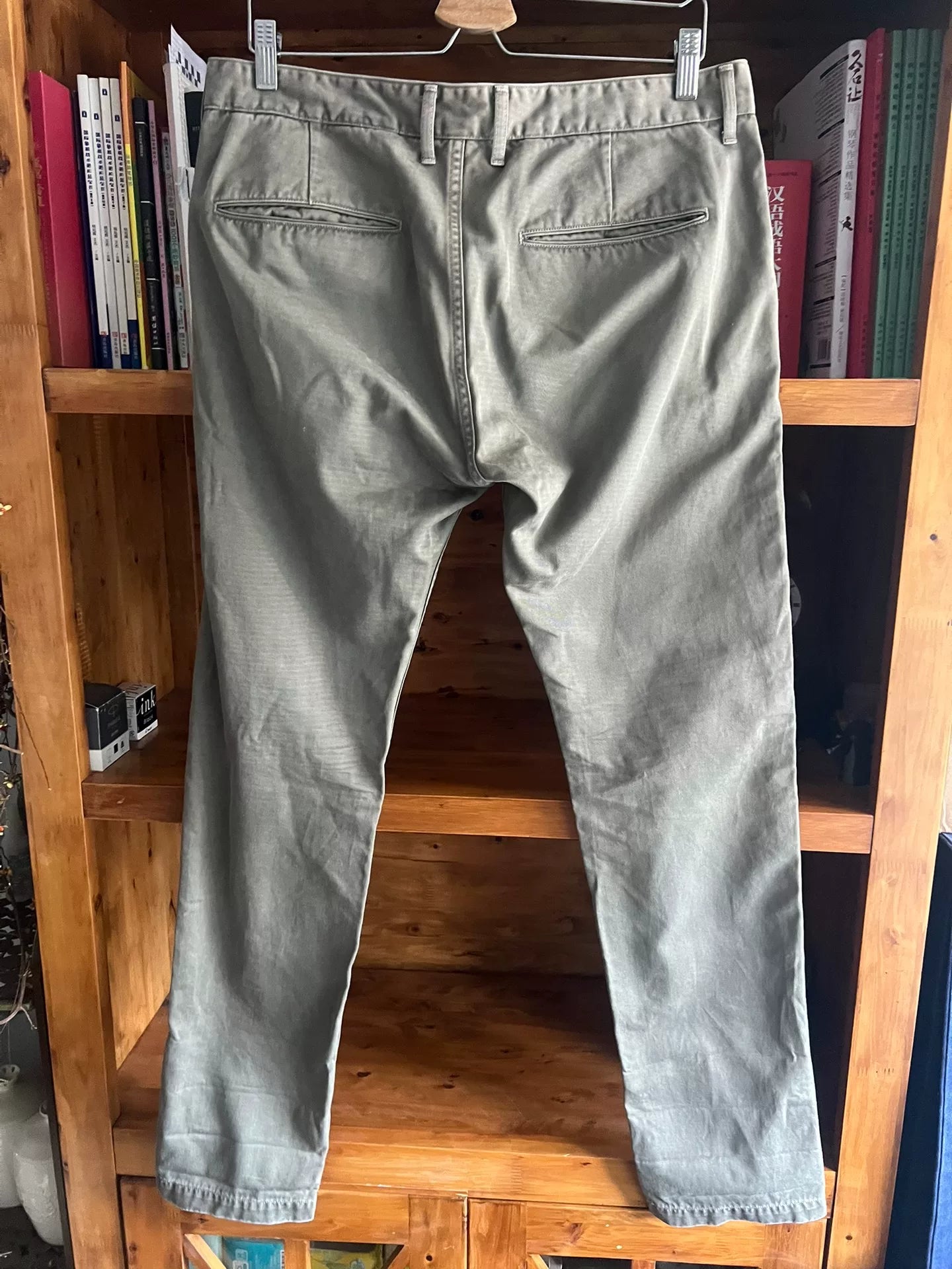 olive green military officer pants size 33