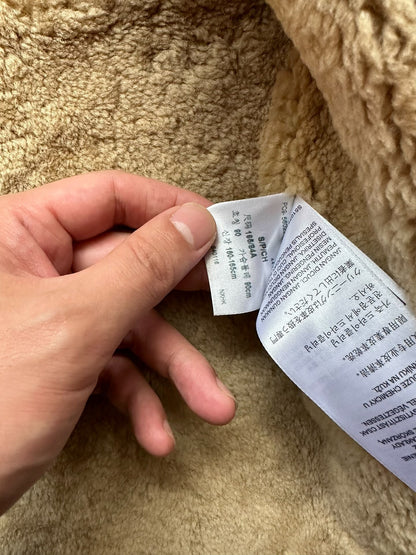 levis vintage suede shearling coat